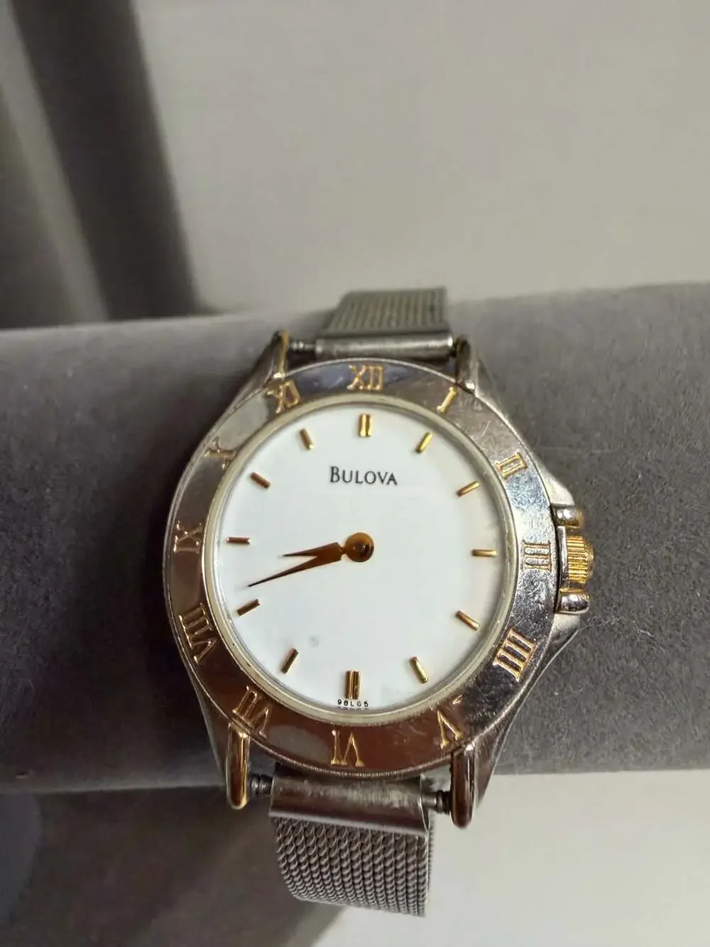 Bulova Women's Quartz Two-Tone Mesh Band Watch 98L65